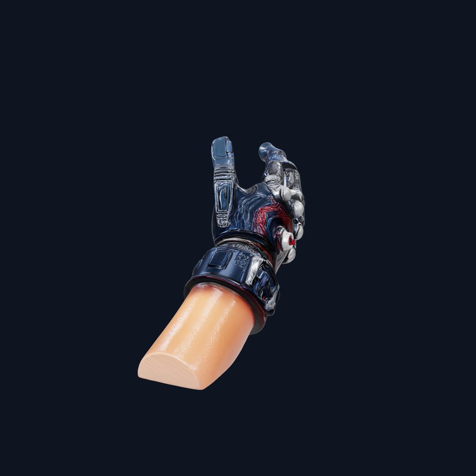 Futuristic Robotic Glove Model Pack with Advanced Design